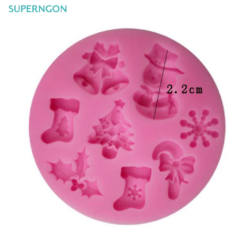Khuôn Silicone Làm Bánh Hình Người Tuyết Giáng Sinh