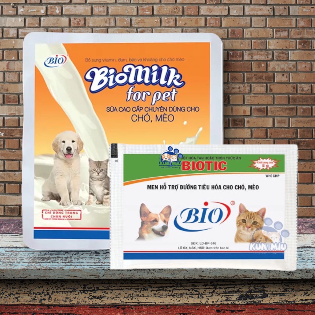 Sữa bột cho chó mèo Bio Milk 100g-Kún Miu