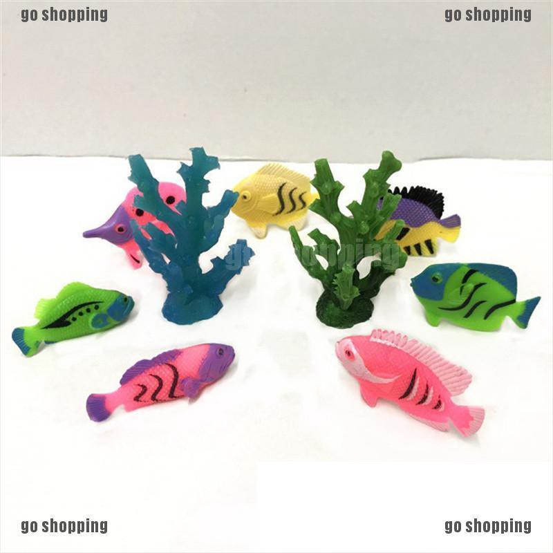 {go shopping}3Pcs Random Artificial Coral Model Ornament Decoration for Aquarium Fish Tank