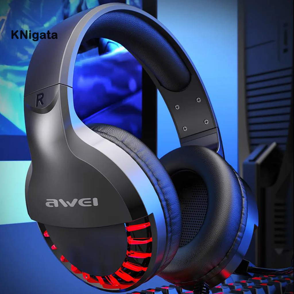 AWEI Tai Nghe Dạng Chụp Tai Jack 3.5mm Chuyên Dụng Cho Game Thủ | BigBuy360 - bigbuy360.vn