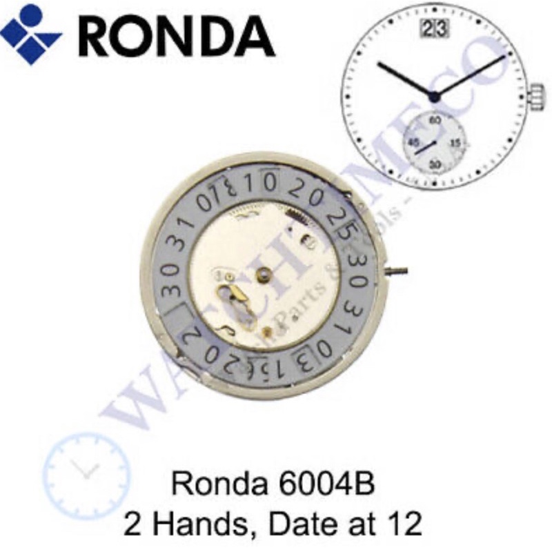 Máy đồng hồ ronda 6203b 6004b 6003b 1062 1063 1064 1069 751 753 dành cho Olympia star