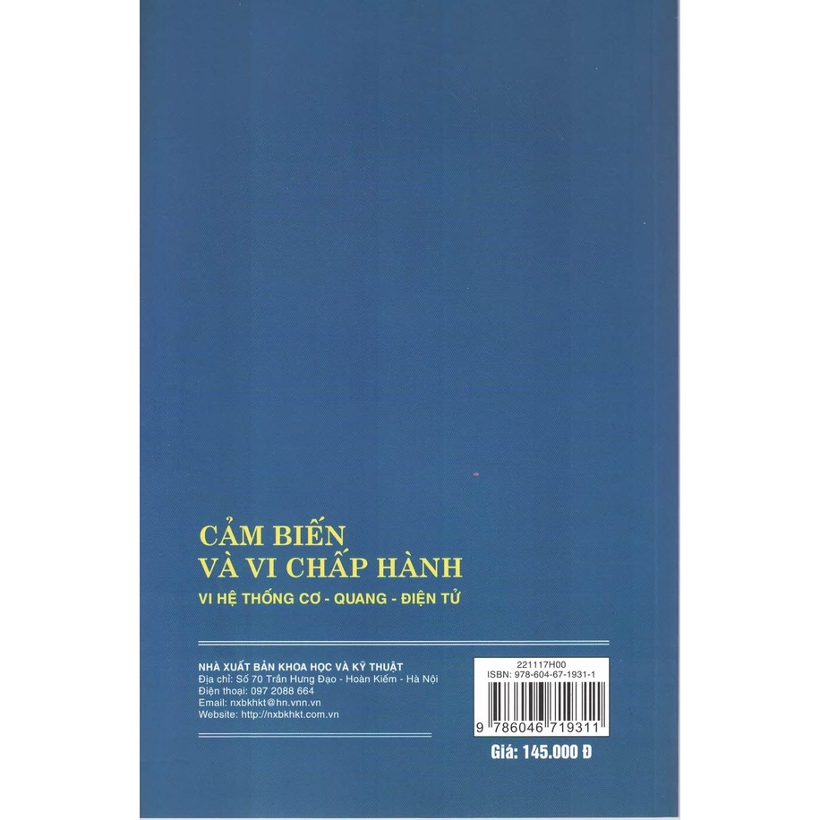 Sách - Cảm Biến Và Vi Chấp Hành: Vi Hệ Thống Cơ - Quang - Điện Tử