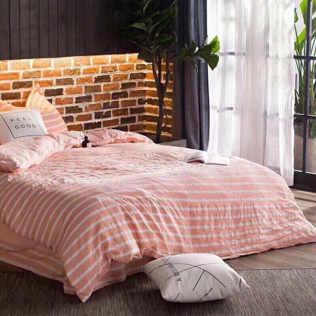 Set chăn ga gối ĐŨI XUẤT NHẬT 4 món. Free bo ga giường mọi kích thước