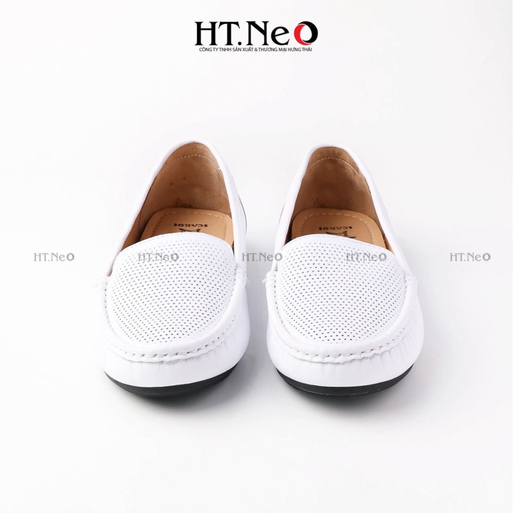 Giày lười nữ -  giày da nữ HT.NEO da bò thật 100%, thiết kế đơn giản và nhẹ nhàng nhưng vẫn trang nhã NU96