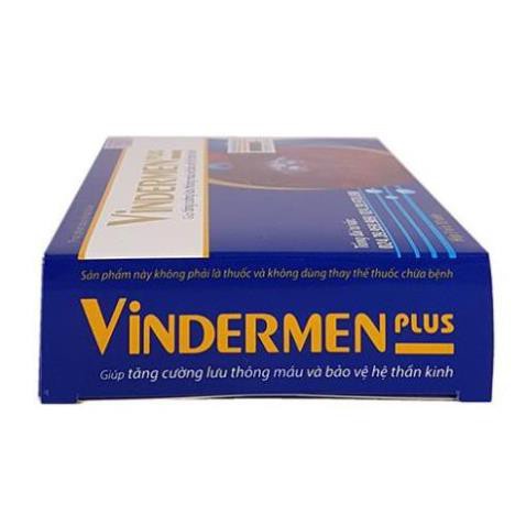 Vindermen Plus - Hỗ trợ bảo vệ hệ thần kinh - Hộp 30 viên