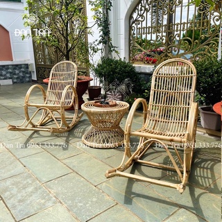 GHẾ MÂY BẬP BÊNH THƯ GIÃN - ĐAN TRÀ - NỘI THẤT MÂY TRE ĐAN