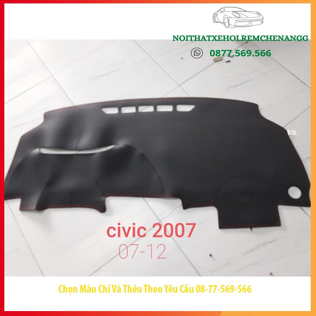 THAM TAPLO HONDA CIVIC DA VÂN GỖ DA CARBON NHUNG LÔNG CỪU 3 LỚP CÓ CHỐNG TRƯỢT THẢM PHỦ LÓT CHE NẮNG TAPLO