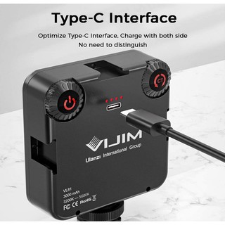 Đèn Led Video Mini VIJIM VL81 Ulanzi HL Studio