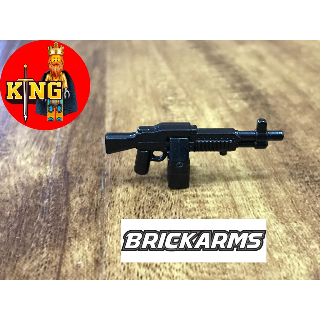 Proto BrickArms® Stoner Mk63 + Ammo Can Phụ kiện đồ chơi