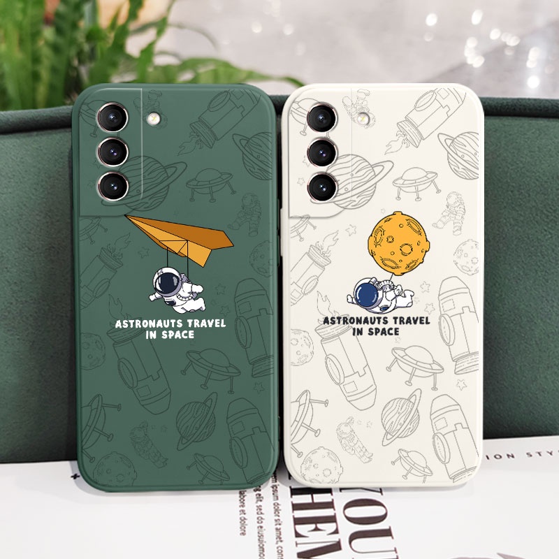 Ốp Điện Thoại Hình Phi Hành Gia Cho Samsung Galaxy S21 FE Ultra Plus
