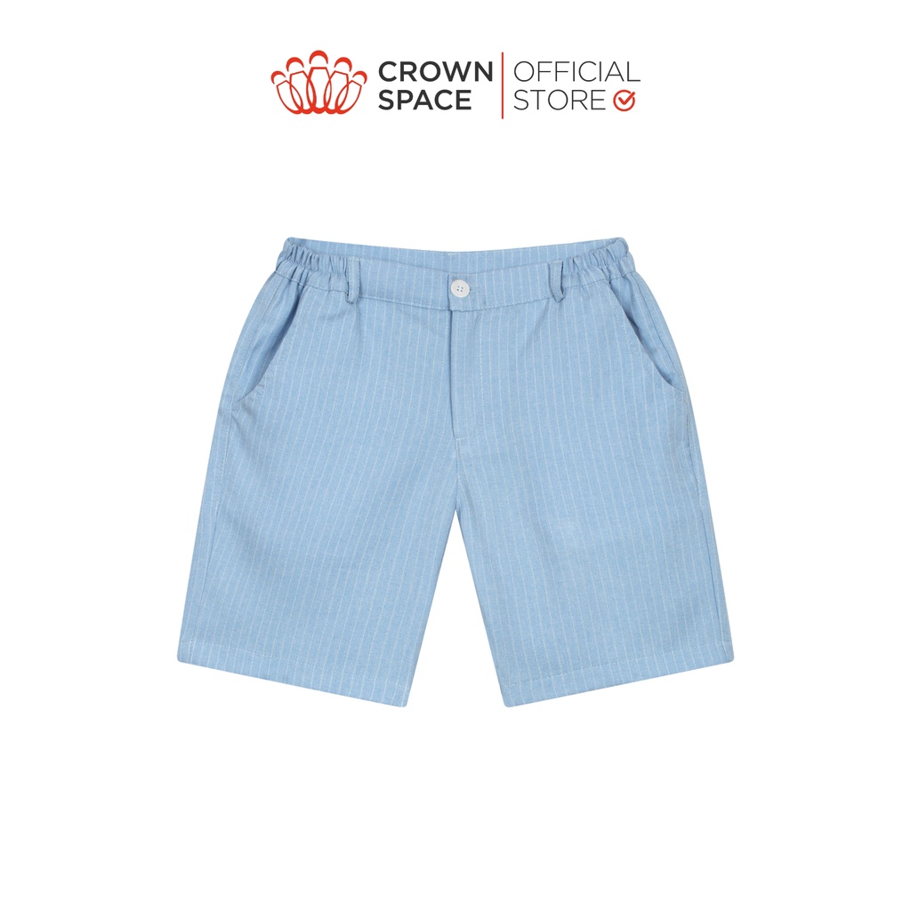 Quần sooc cho bé trai Crown Space CKBSGC2680802 size 19-27kg rộng rãi, thoáng mát