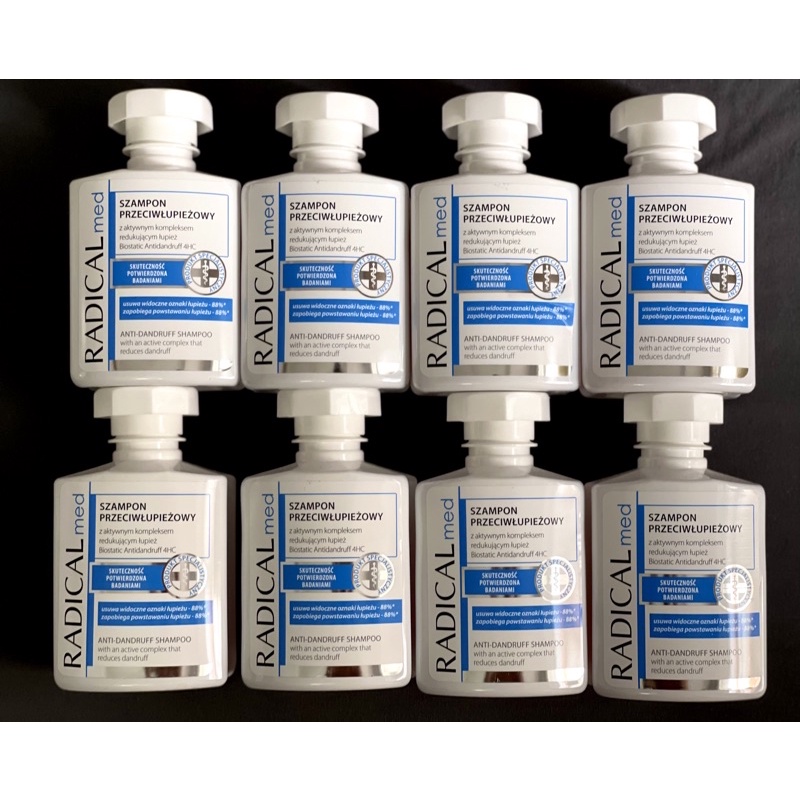 Dầu Gội Radical Med Xanh Giảm Gàu Ngăn Ngừa Nấm Da Đầu