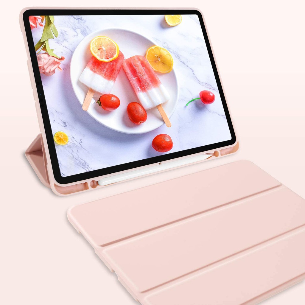 bao da ipad pro11 2020 iPad pro 12.9 2018 iPad air4 10.9 có khe đựng bút chế độ thức/ngủ | WebRaoVat - webraovat.net.vn