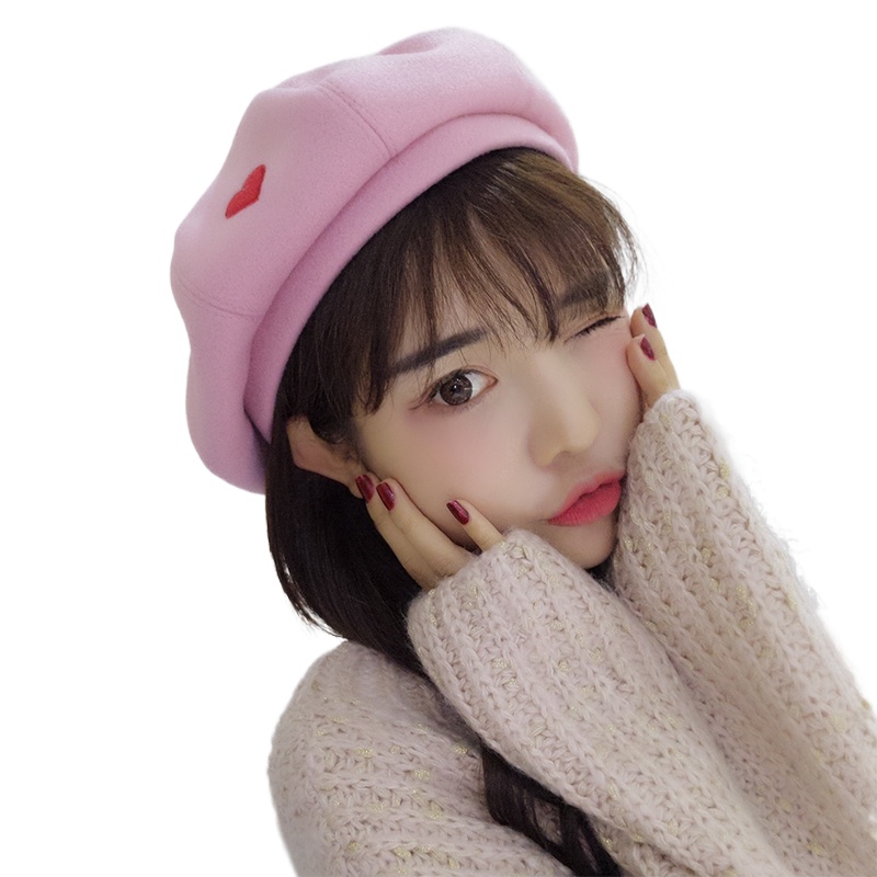 Cute and youthful style beret hat for women