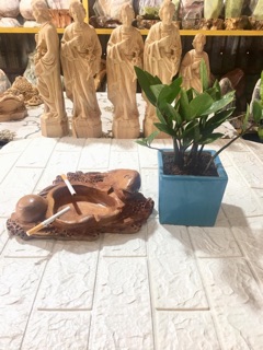 Gạt Tàn Thuốc gỗ xá xị