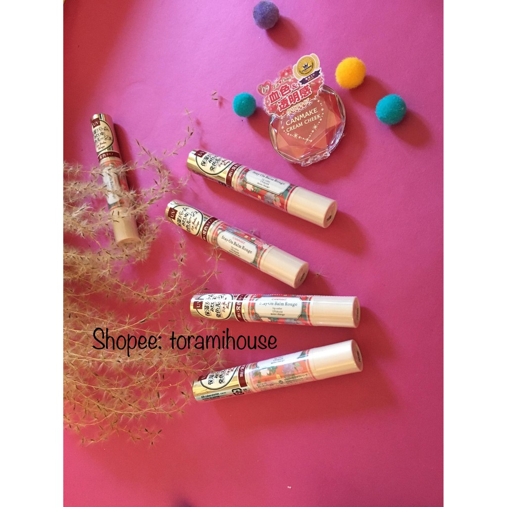 Son dưỡng chống nắng có màu Canmake Stay on Balm Rouge (kèm bill) | BigBuy360 - bigbuy360.vn