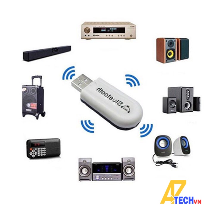 Usb Bluetooth HJX-001 Tạo Bluetooth Cho Loa, Amply karaoke, Mixer, Loa vi tính