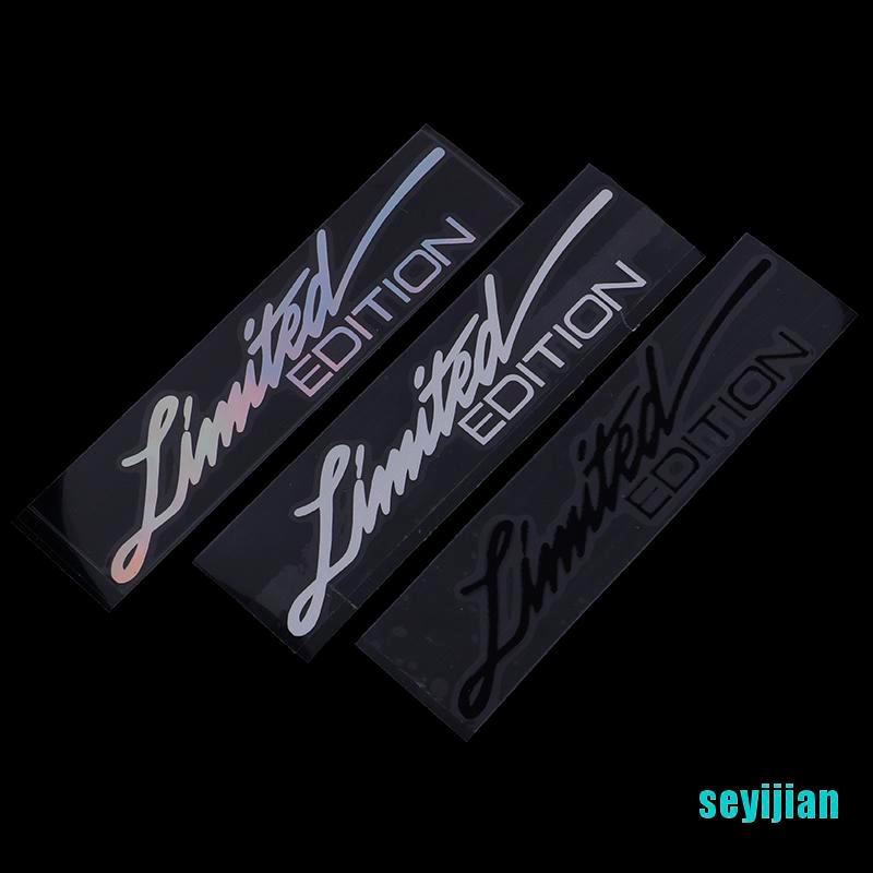 Sticker Vinyl 3D 16CM * 3.8CM Dán Trang Trí Xe Hơi