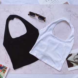 Áo Yếm Tròng Cổ Croptop
