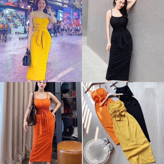 VÁY BODY THẮT EO