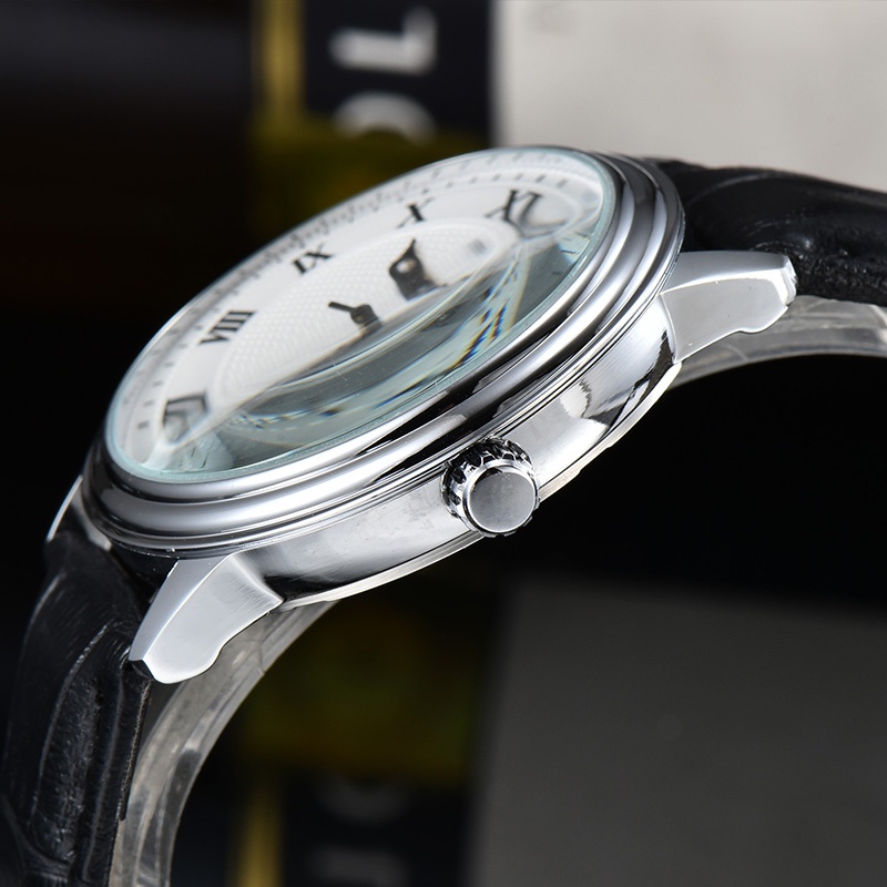 Đồng Hồ Quartz Frederique Hiển Thị Ngày Dây Da Sang Trọng