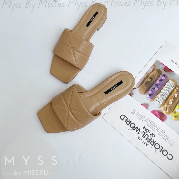 Dép bệt nữ bản ngang đường chỉ giữa 1.5cm thời trang MYSS - DE85