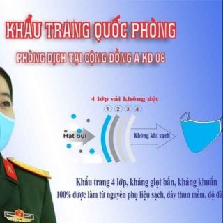 Khẩu trang vải y tế 10 cái