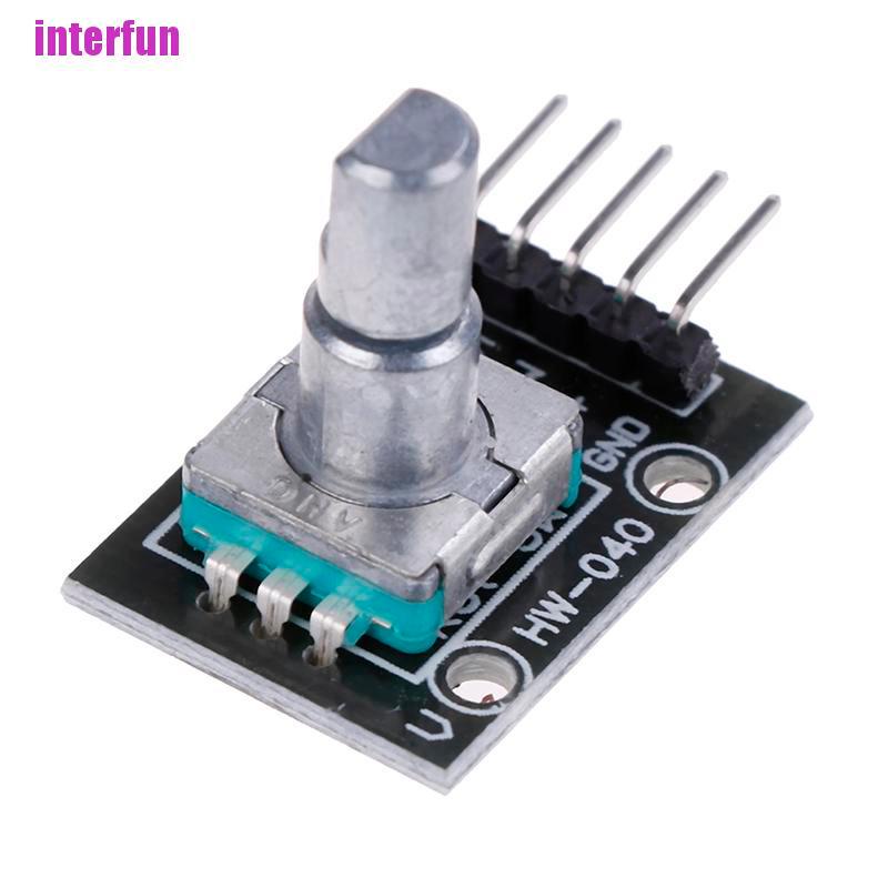 [Interfun1] 4Pcs Rotary Encoder Module Brick Sensor Development For Arduino Ky-040 [Fun]