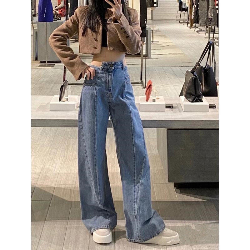 Quần Dài Ống Rộng Lưng Cao Tôn Dáng Hợp Thời Trang