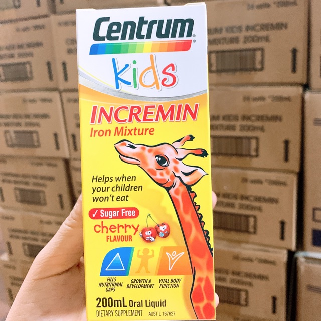 Centrum kids incremin iron mixture