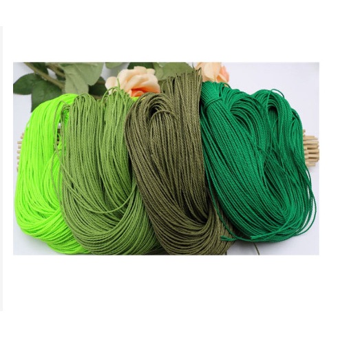 5met dây sáp wax đài loan 1mm đan vòng không thấm nước