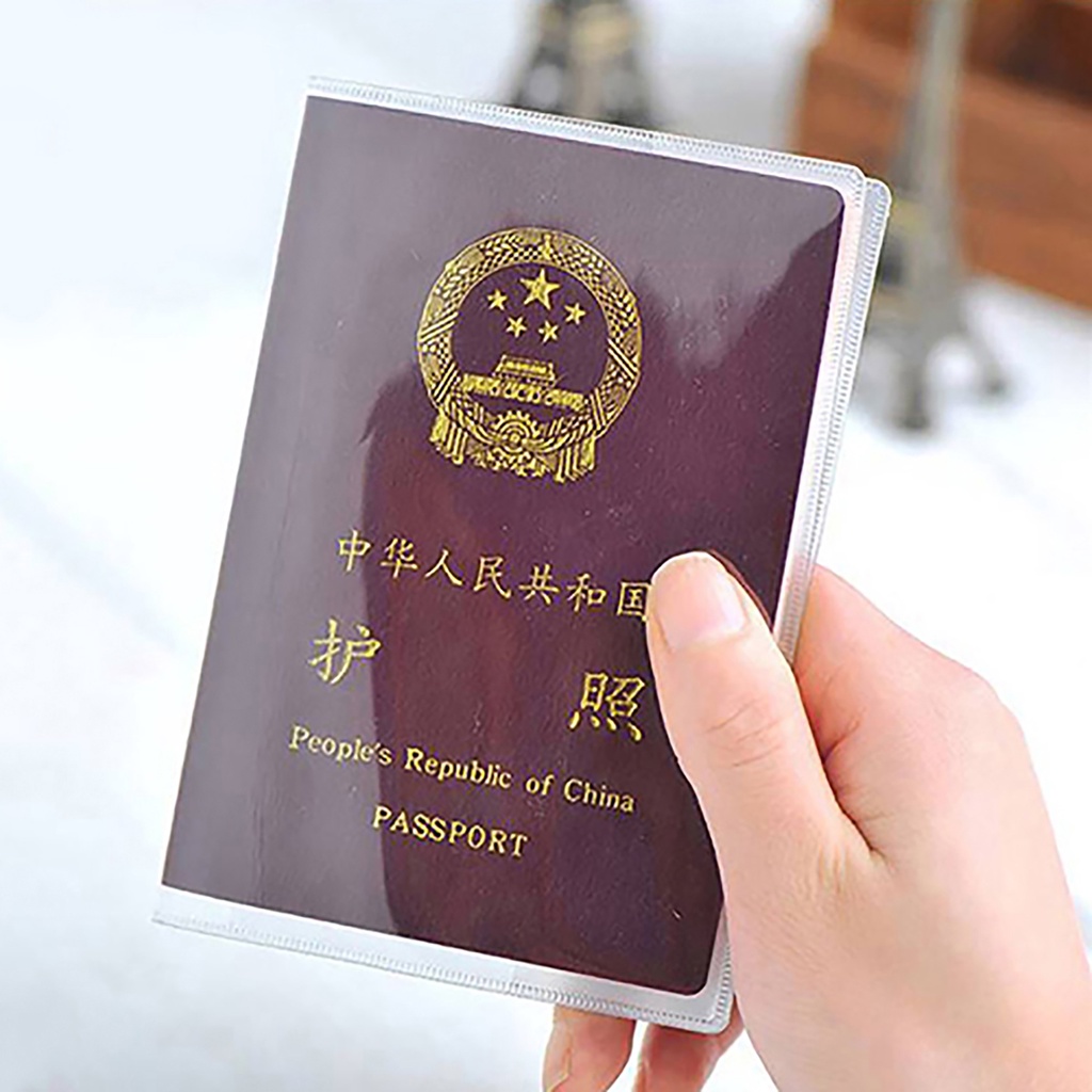 Vỏ Bọc Hộ Chiếu Trong Suốt Chống Thấm Nước Đa Năng