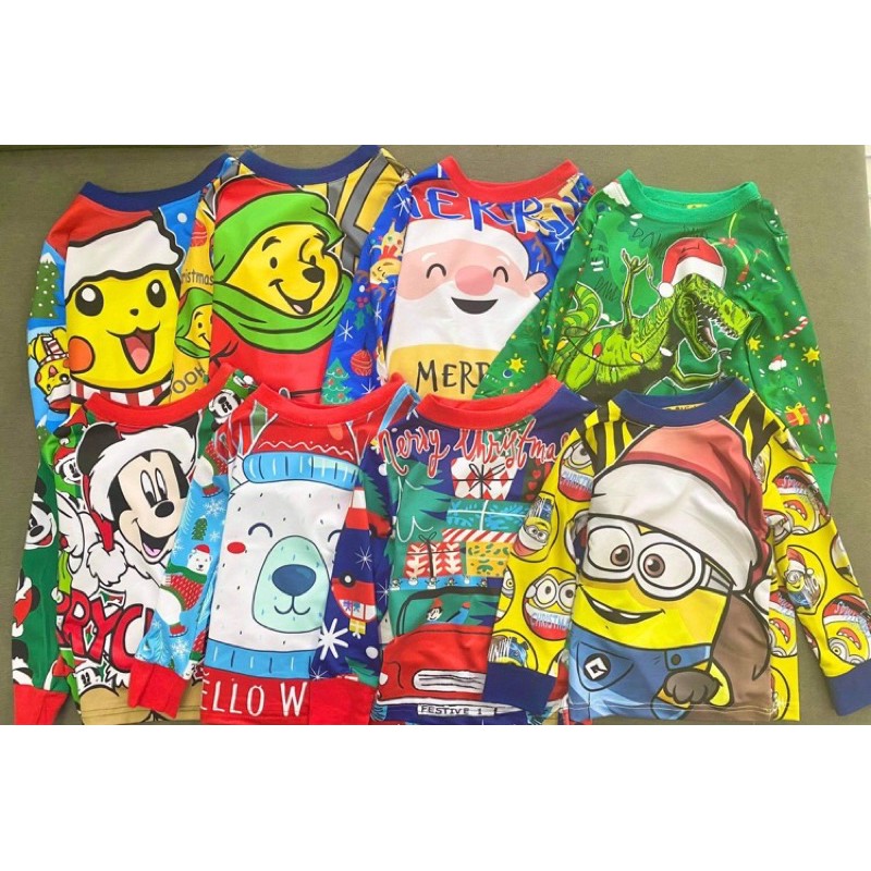 5 bộ noel cho bé bộ thun lạnh dài tay cho bé