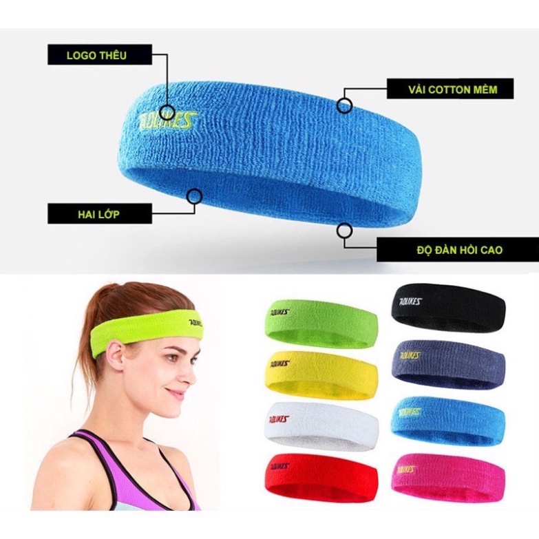 Headband, Băng Đô Thể Thao Aolikes Thấm Hút Mồ Hôi Trán AL 2108