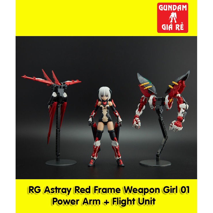 Mô Hình Lắp Ráp RG Astray Red Frame Weapon Girl 01 Power Arm + Flight Unit (Future Model)