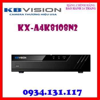 Đầu ghi hình camera IP 8 kênh KBVISION KX-A4K8108N2