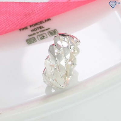 Nhẫn bạc 925 nam mắt xích không đá cá tính NNA0214 Trang Sức TNJ
