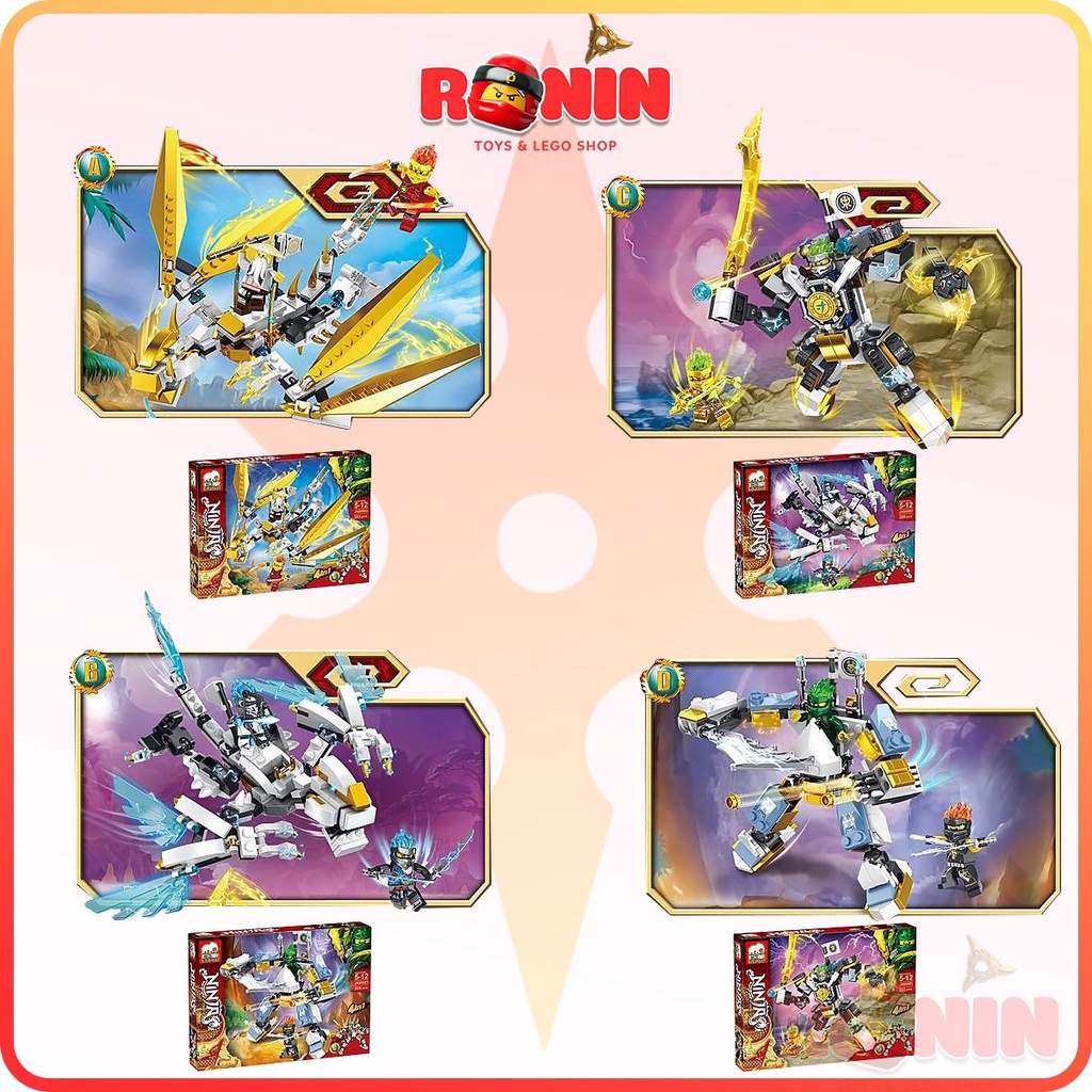 Bộ Đồ Chơi Lắp Ráp Ninjago : Người Máy Đại Chiến Samurai 4in1