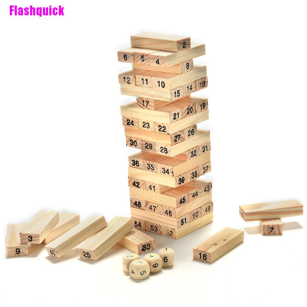 Bộ Đồ Chơi Rút Gỗ Jenga Thú Vị Cho Bé