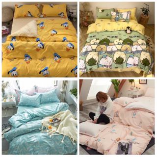 Set ga cotton poly 4 món k mền ( ib mẫu)