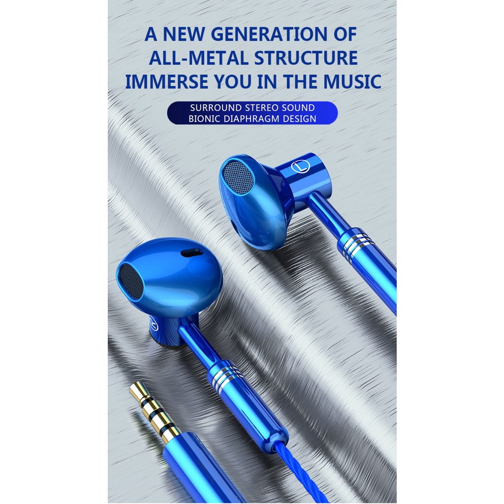 Tai nghe nhét tai NEWMSNR A601 âm thanh vòm 9D chất lượng cao kèm phụ kiện