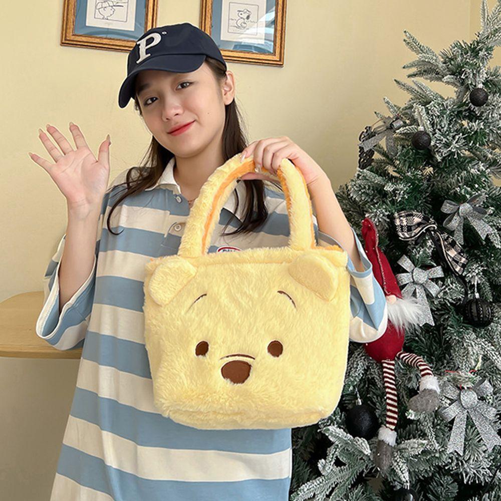 Túi Xách Hai Mặt Họa Tiết Gấu Pooh Dễ Thương Dành Cho Nữ