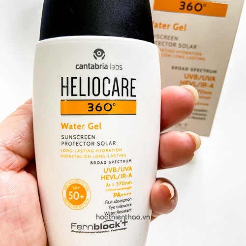 Kem Chống Nắng Heliocare 360 Water Gel SPF 50+ Kcn Heliocare Water gel, Mirenal Tolerance, Pigment - YUPA.STORE