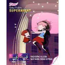 Combo 3 Băng vệ sinh Diana Siêu thấm Supernight 42cm 3 miếng/gói x3