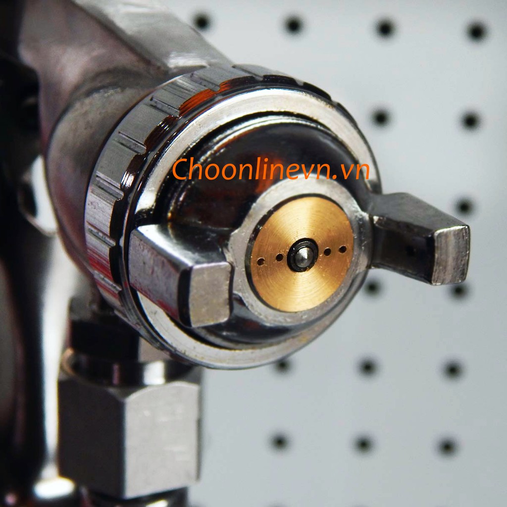 Súng phun keo/ Súng phun sơn béc 2.5mm model W77 bình dưới dung tích 1000cc