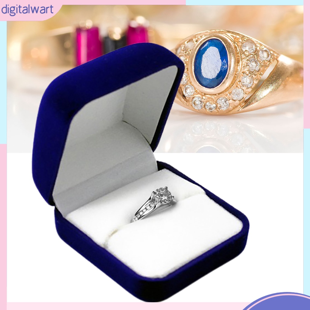 Hộp Đựng Nhẫn Đính Hôn Bằng Nhung Thời Trang Ốp