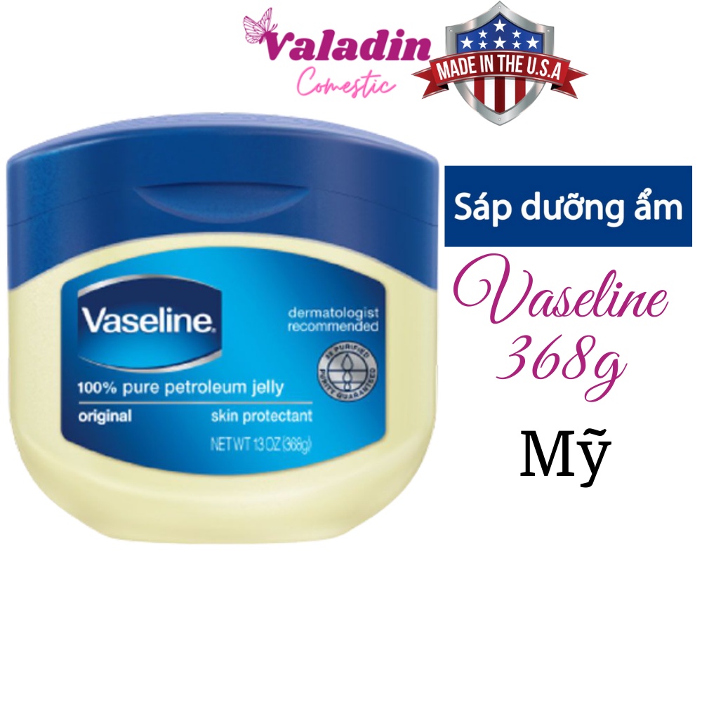 Sáp dưỡng Vaseline Original Protection Jelly 368g (Dưỡng ẩm Vaseline Mỹ Hũ Mỡ)