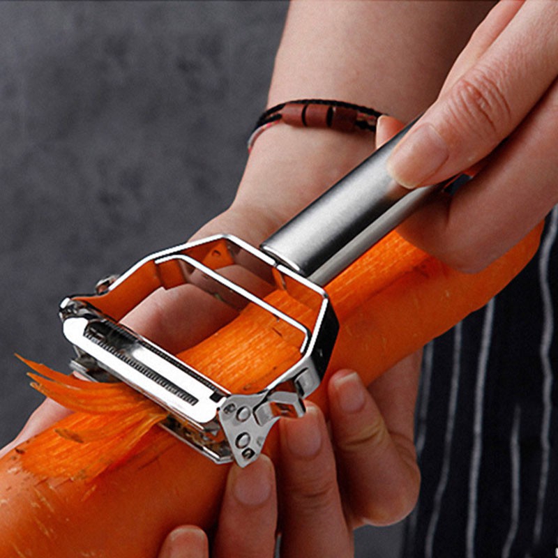 Dụng Cụ Gọt Vỏ Rau Củ HOUSEEKER Bằng Thép Không Gỉ