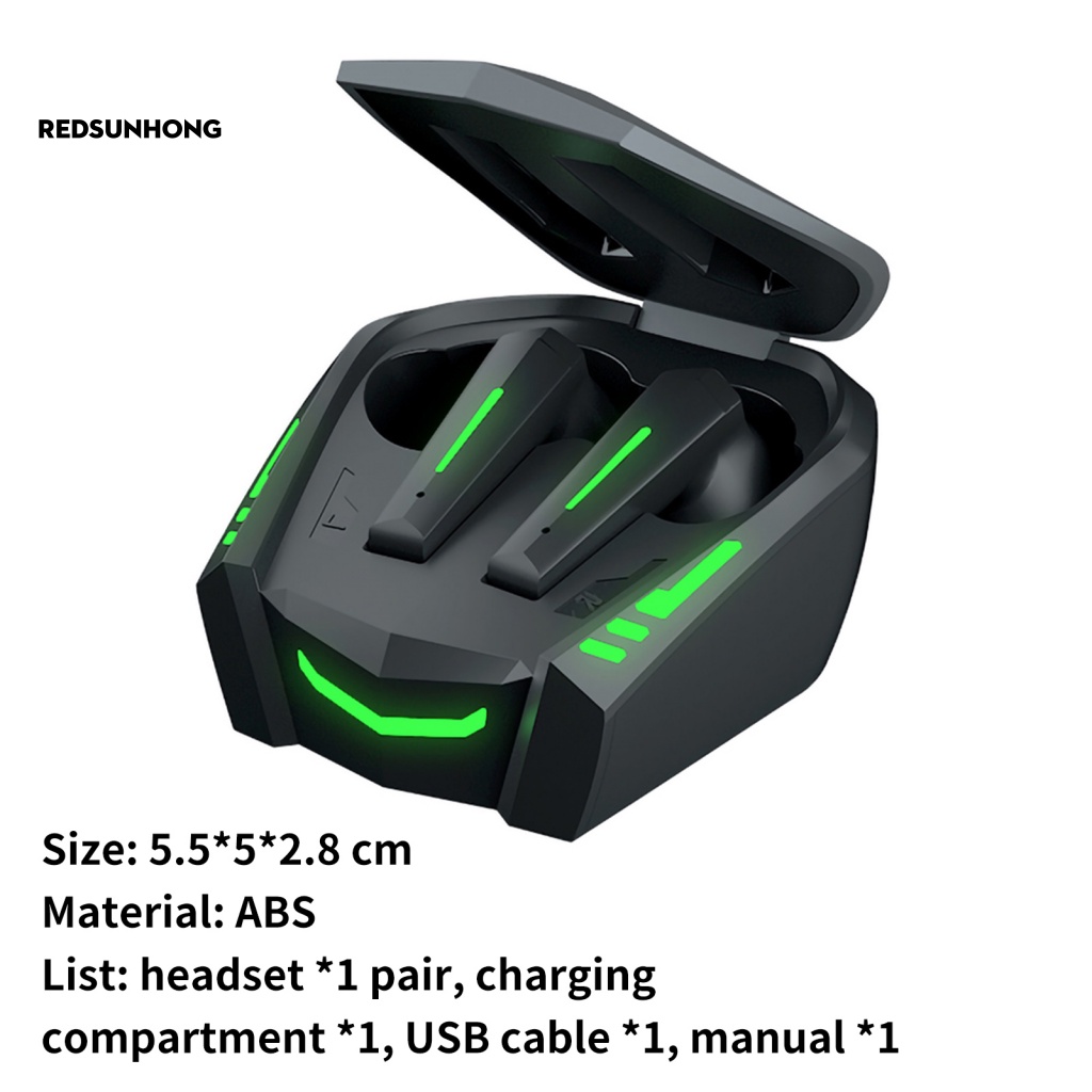 Tai Nghe Không Dây Bluetooth 5.1 Chống Mồ Hôi Âm Thanh Nổi Xoay 360 Độ