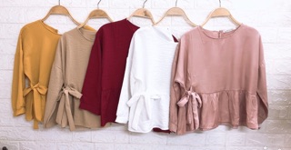 Áo babydoll thắt eo tay lỡ
